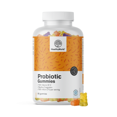 Probiotic - gummies avec cultures microbiennes, 90 gummies