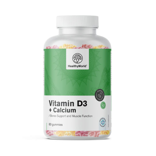 Vitamine D3 + Calcium en gummies