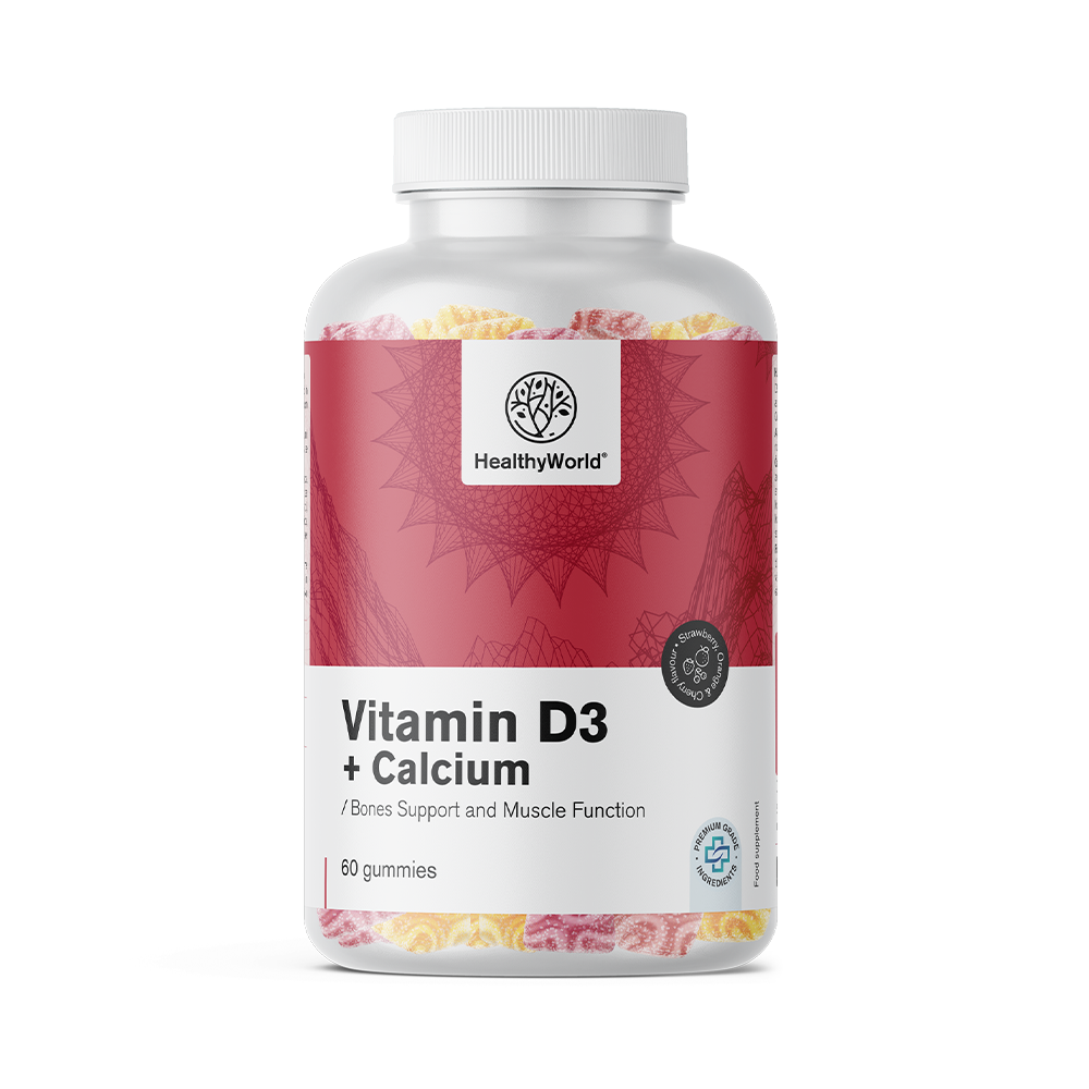Vitamine D3 + Calcium en gummies