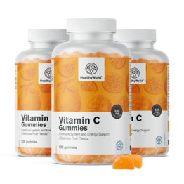 3x Vitamine C 240 mg, ensemble 360 gummies