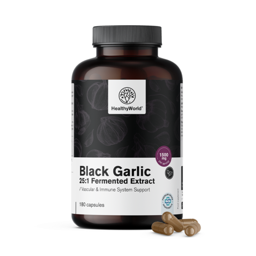 Ail noir 1500 mg, 180 gélules