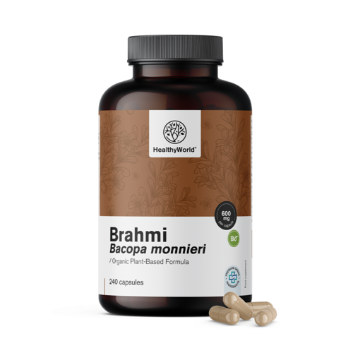 Brahmi BIO 600 mg en gélules.