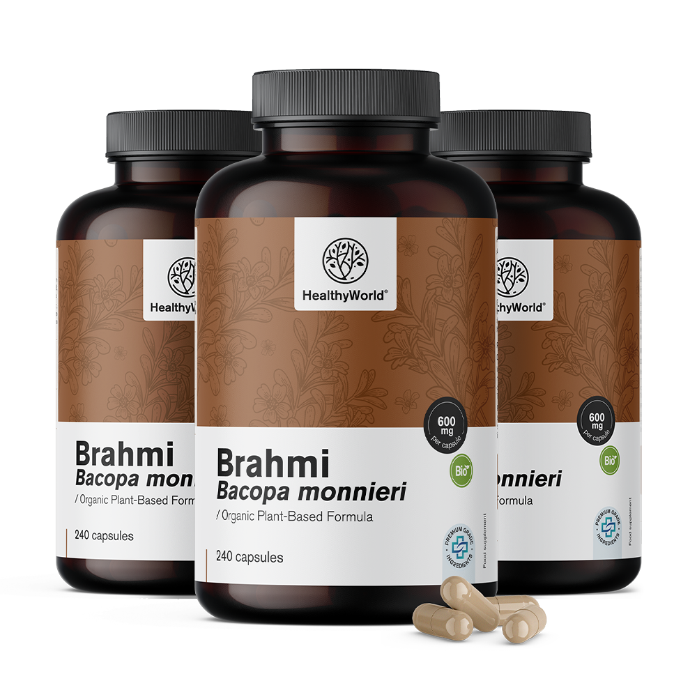 BIO Brahmi 600 mg v kapsulah