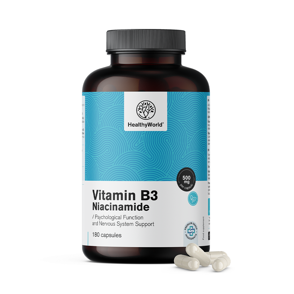 Vitamine B3 500 mg en gélules