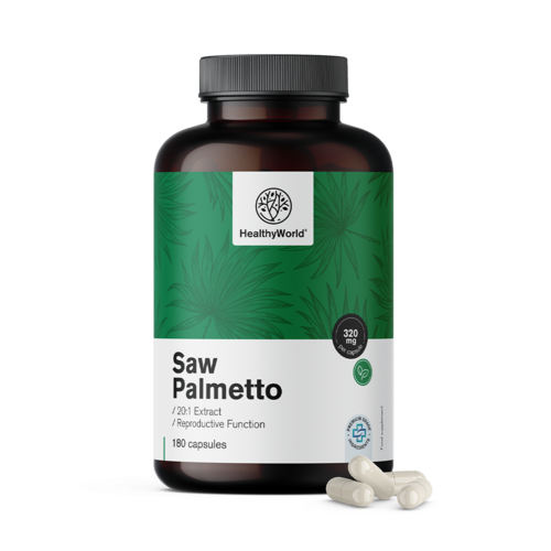 Saw Palmetto – Palmier nain 320 mg, 180 gélules