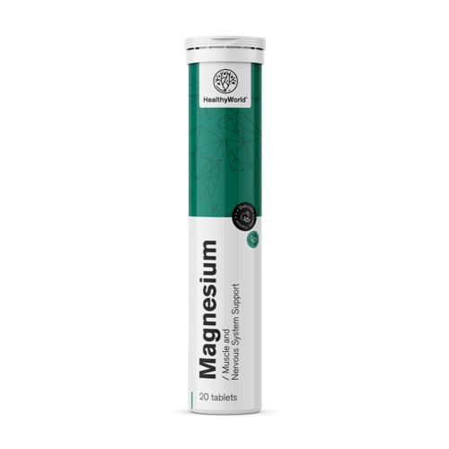 Magnésium - comprimés effervescents, 20 comprimés effervescents