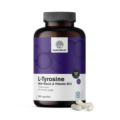 L-tyrosine 1000 mg.