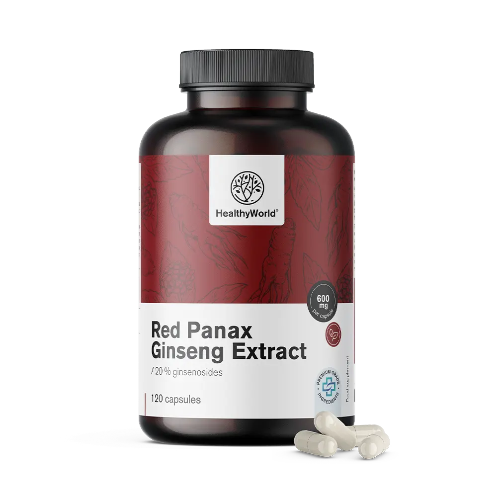 Red Panax Ginseng - extrait de ginseng rouge 600 mg