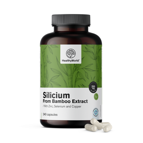 Silicium 250 mg - extrait de bambou