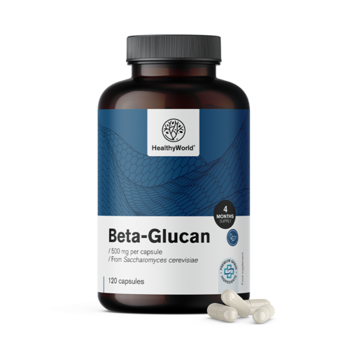 Bêta-glucane 500 mg, 120 gélules