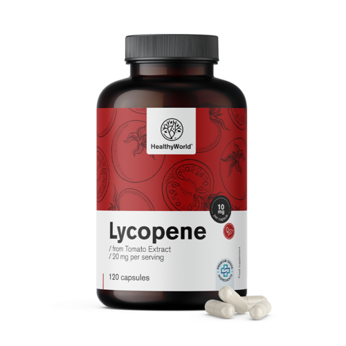 Lycopène 10 mg - extrait de tomate, 120 gélules
