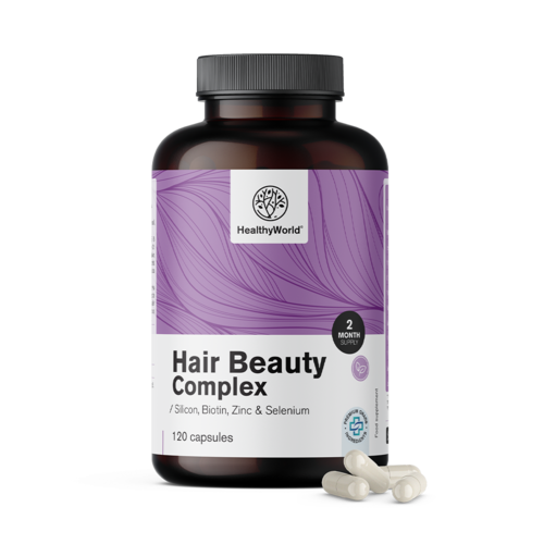 Hair Beauty Complex - Vitamines et minéraux pour cheveux, 120 gélules