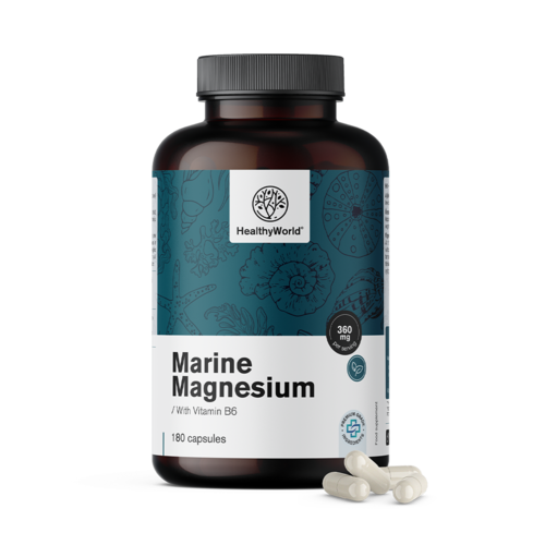 Magnésium marin 360 mg, 180 gélules