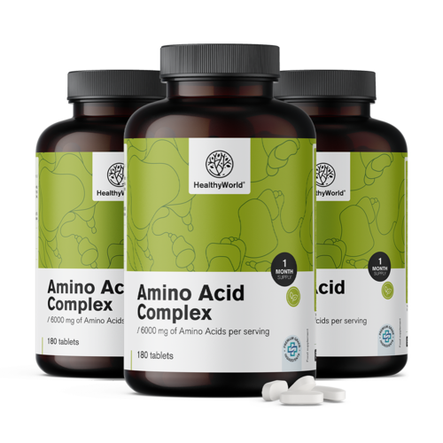 3x Complexe d'acides aminés, ensemble 540 comprimés