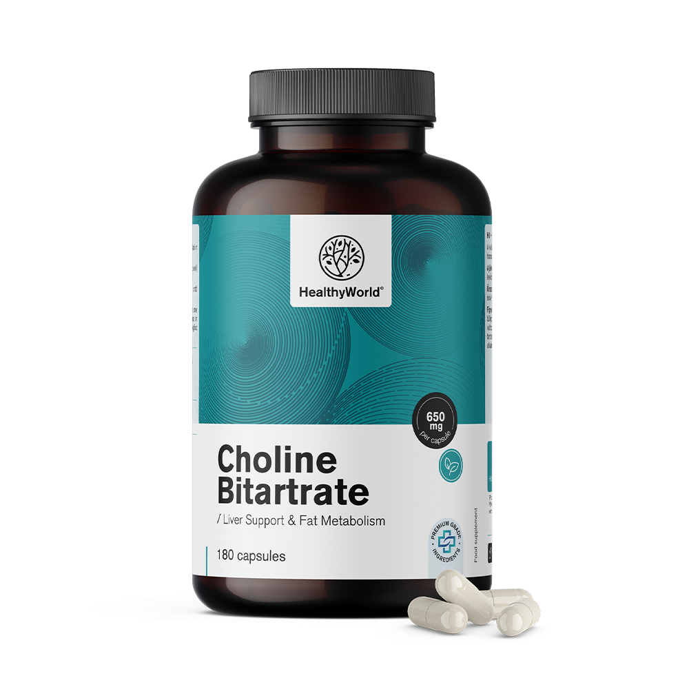 Bitartrate de choline 650 mg