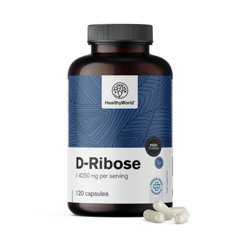D-ribose 850 mg, 120 gélules