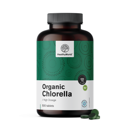 Chlorelle BIO 500 mg, 500 comprimés