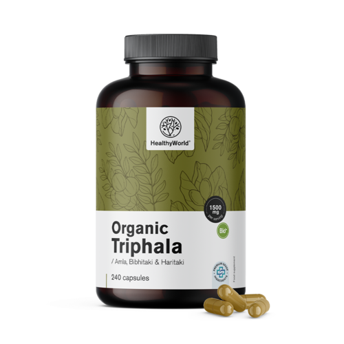 Triphala BIO 1500 mg, 240 gélules