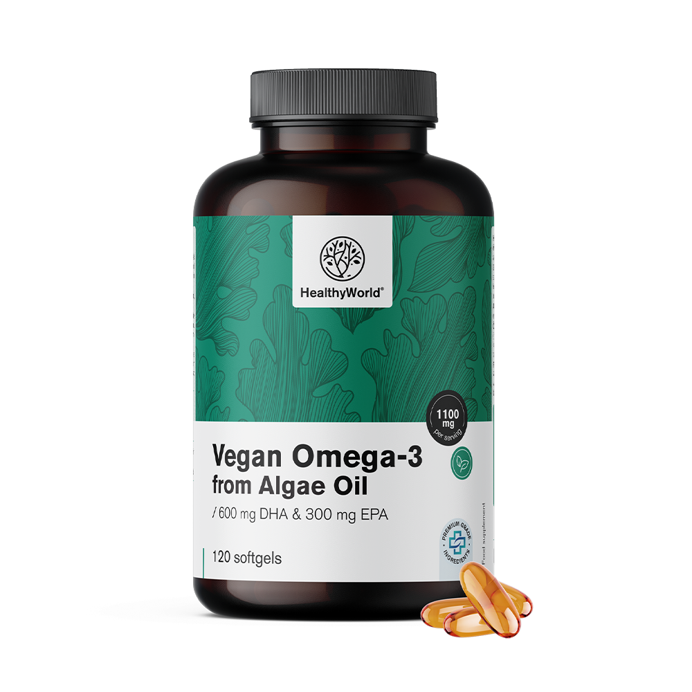 Oméga-3 végétalien 1100 mg - à base d'algues