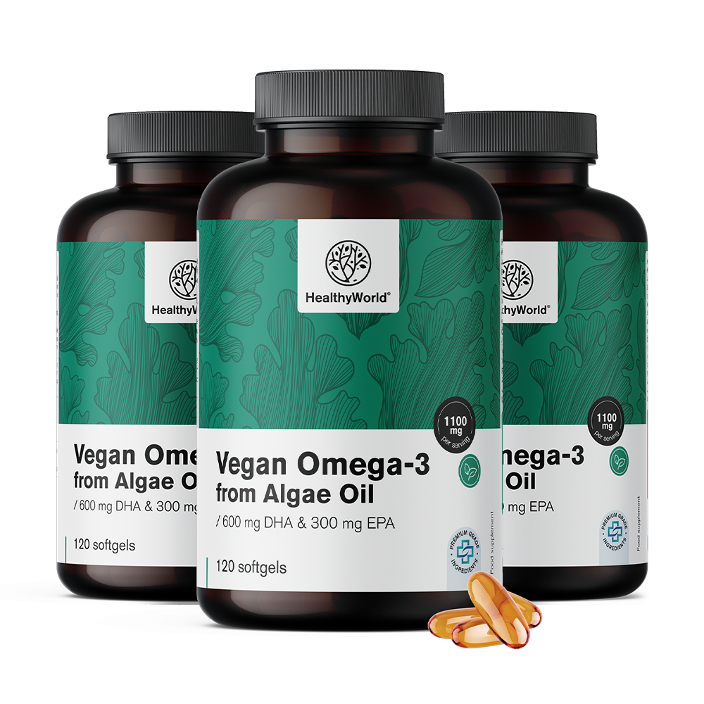 Oméga-3 végétalien 1100 mg - à base d'algues