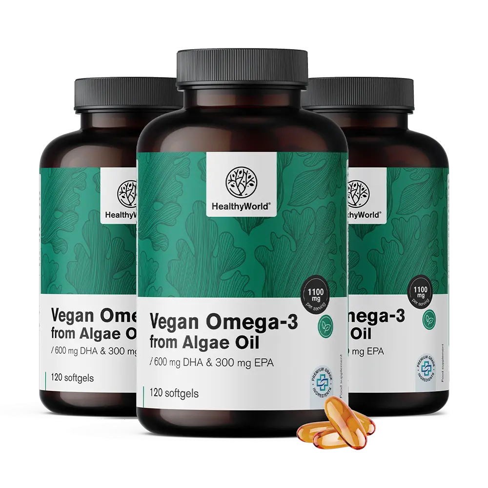 Oméga-3 végétalien 1100 mg - à base d'algues