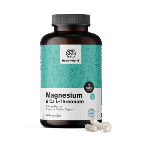 Magnésium + Calcium L-Thréonate, 240 gélules