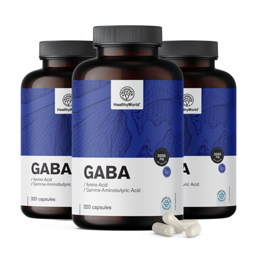 3x GABA 3000 mg, ensemble 960 gélules