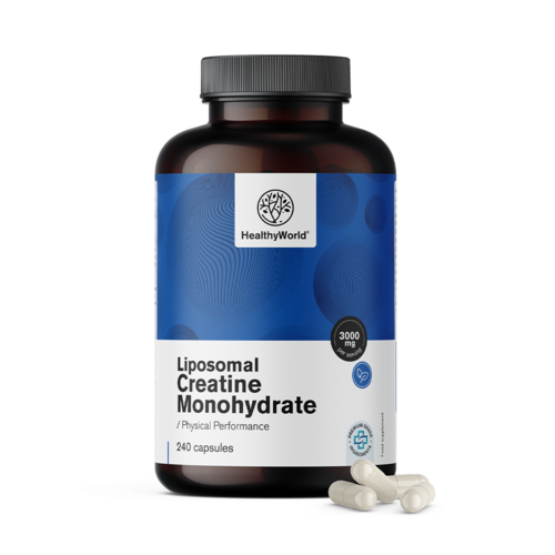 Créatine monohydrate liposomale 3000 mg, 240 gélules