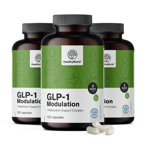 3x GLP-1 Modulation - complexe de soutien au métabolisme, ensemble 360 gélules