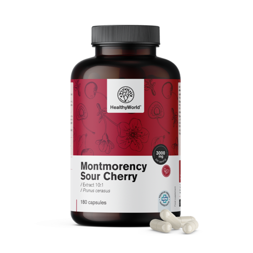 Cerise Montmorency 3000 mg, 180 gélules
