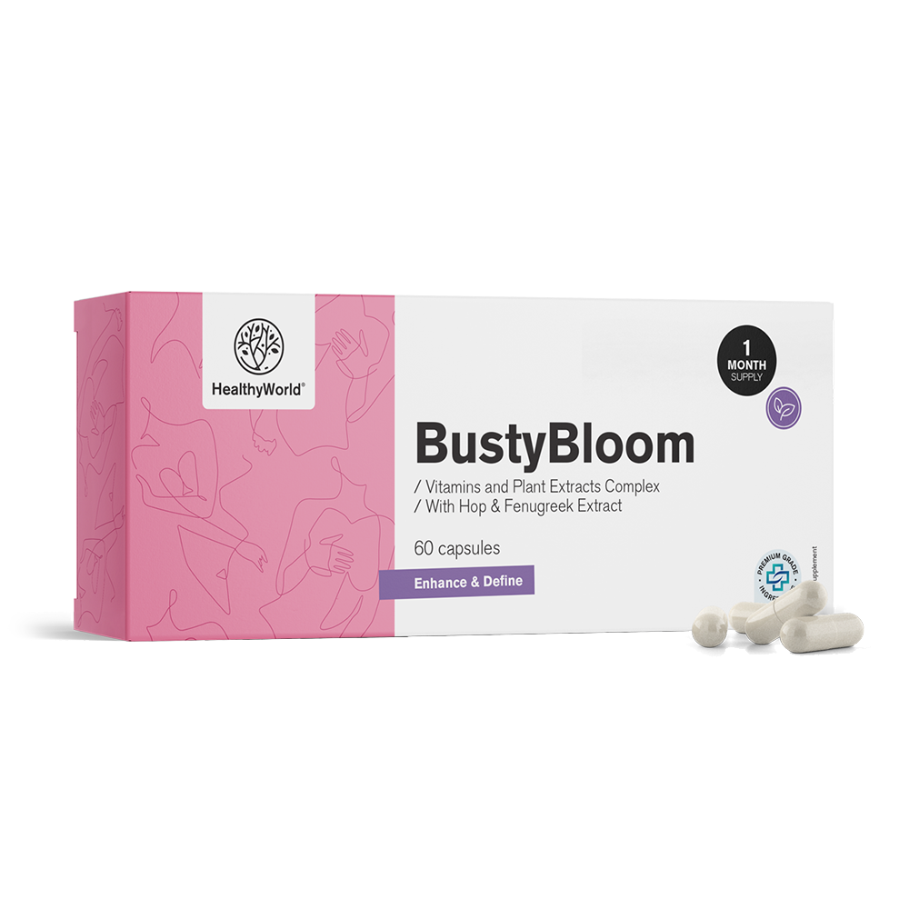BustyBloom – complexe de vitamines et d'extraits de plantes