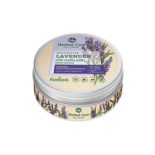 Beurre pour le corps - lavande et lait de vanille.