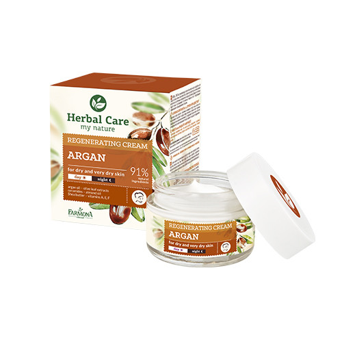 Crème régénérante à l'argan.