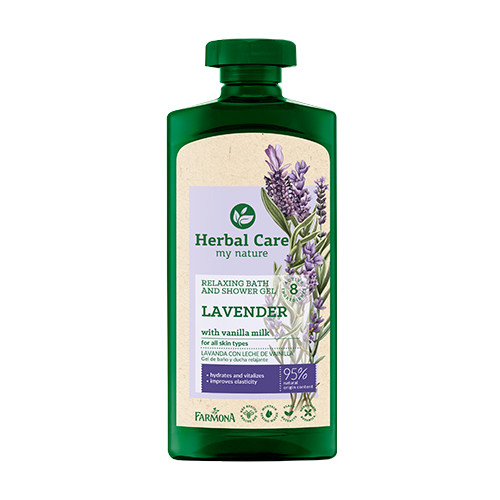 Gel douche et bain - lavande & lait de vanille.