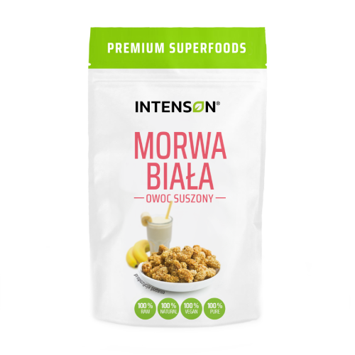Mûre blanche, fruits secs.