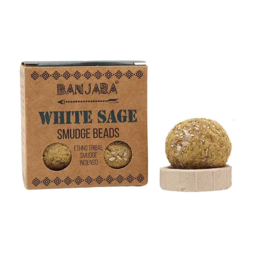 Encens en boules - sauge blanche.