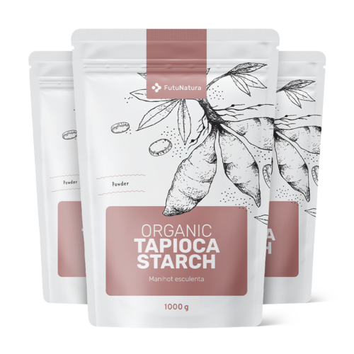 3x Farine de Tapioca BIO, ensemble 3000 g