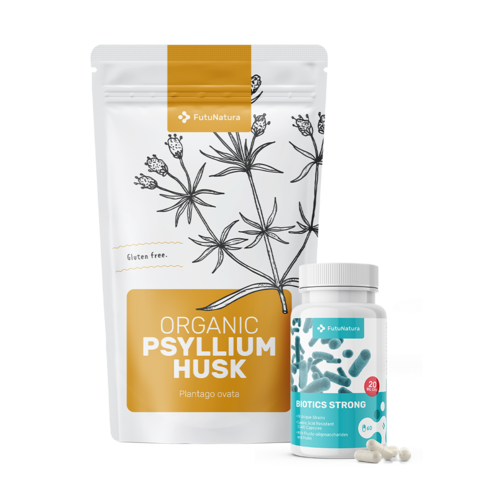 Digestion saine : Biotics Strong + BIO Psyllium, kit