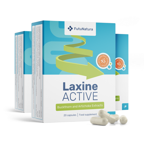 3x Laxine Active, ensemble 60 gélules