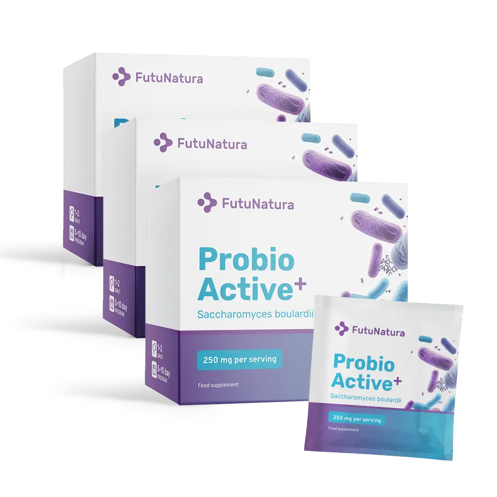 Probio Active PLUS – Saccharomyces boulardii 250 mg v vrečkah