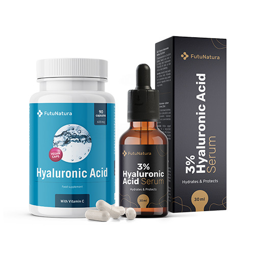 Kit hyaluronique : gélules + sérum, kit