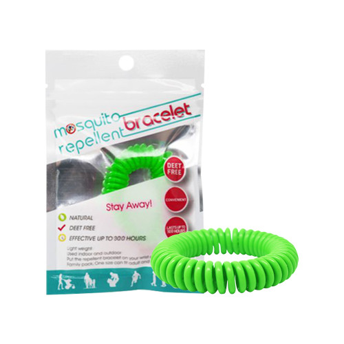 Bracelet anti-moustiques - vert, 1 pièce