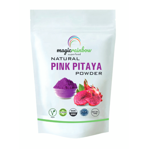 Poudre de pitaya rose.