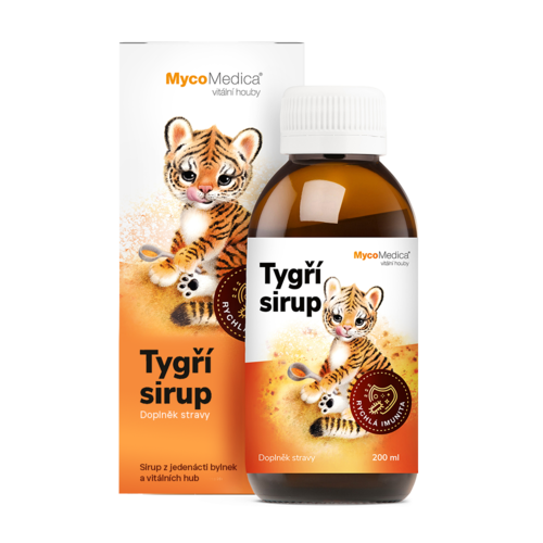 Complément alimentaire liquide pour enfants Tiger – résistance, 200 ml