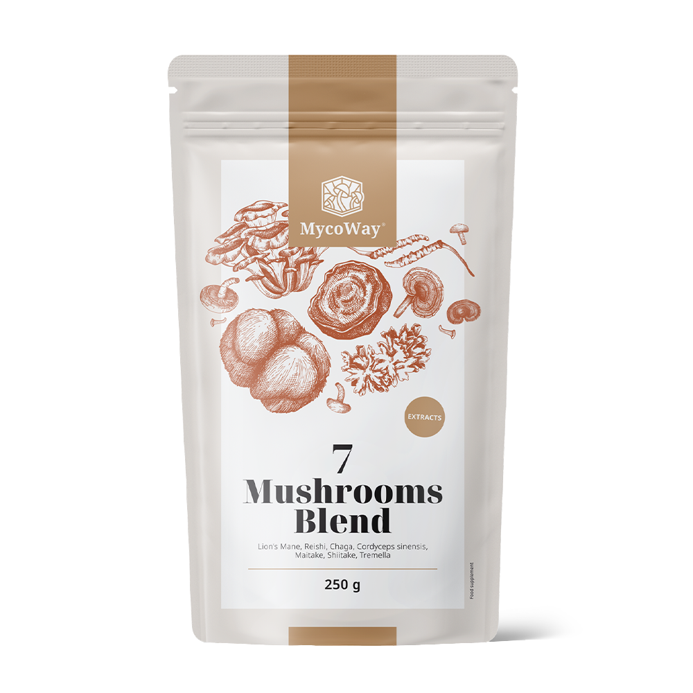 Extraits de 7 champignons.