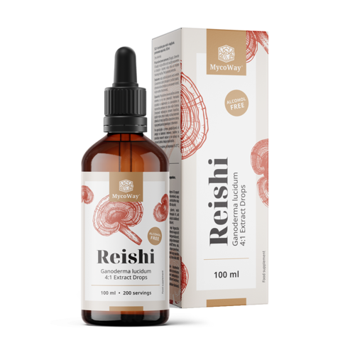 Reishi – extrait en gouttes, 100 ml