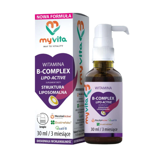 Complexe vitamines B liposomales ACTIVE, 30 ml