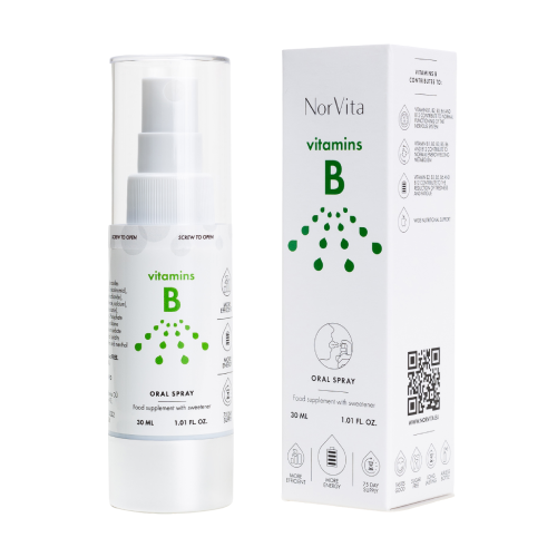 Complexe de vitamines B - spray végétalien