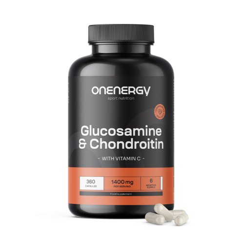 Glucosamine + chondroïtine 1400 mg, 360 gélules
