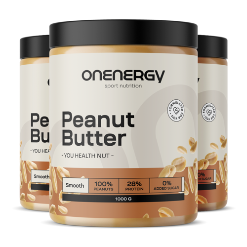 3x Pâte de cacahuètes – lisse, ensemble 3000 g